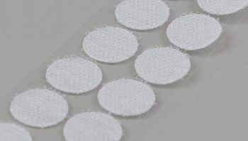 Hook and loop dots