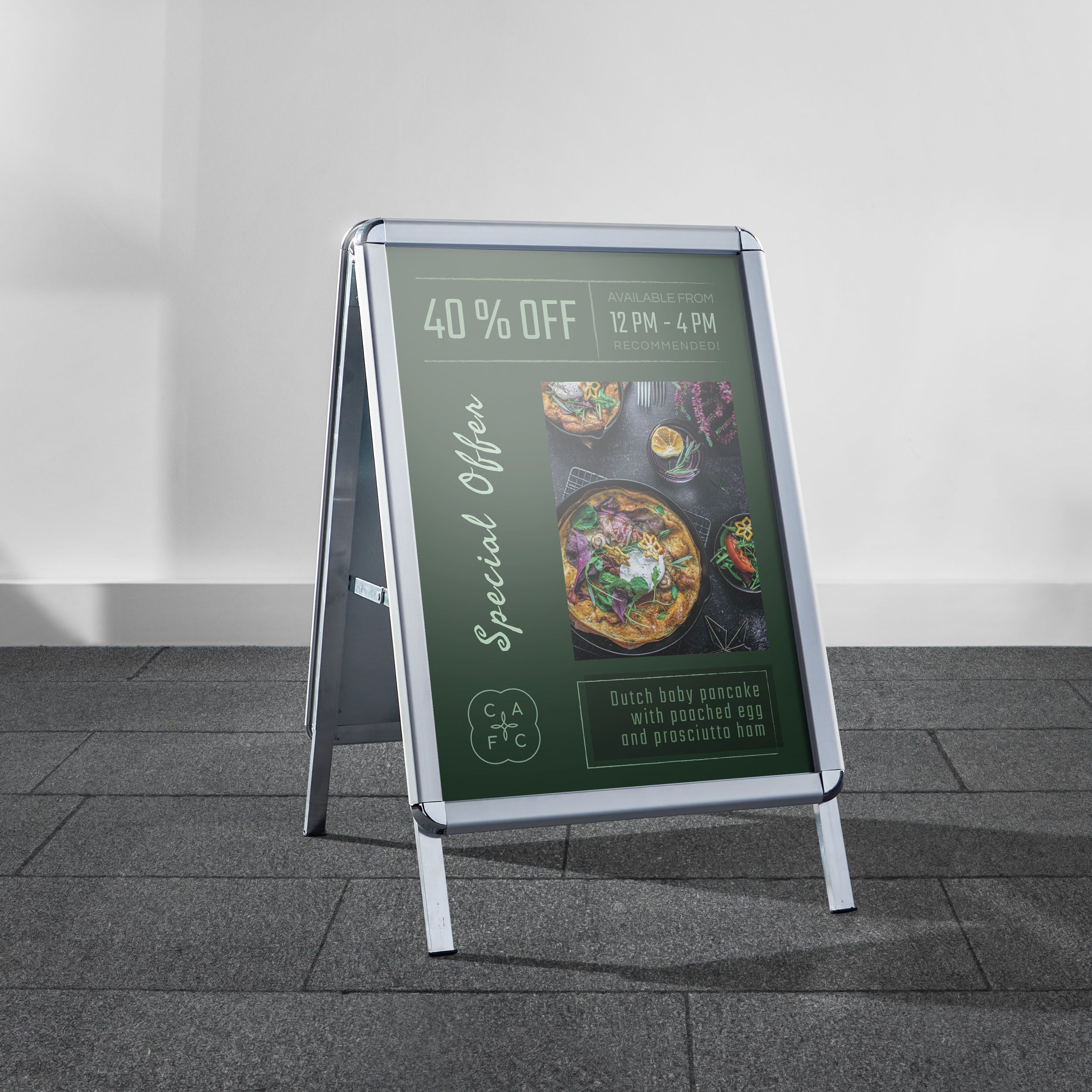 Pavement sign
