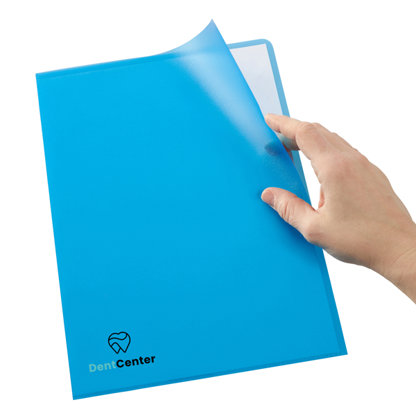 Custom-made cut flush folders
