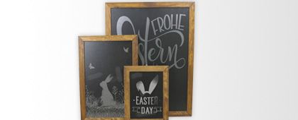 Wooden Framed Chalkboard