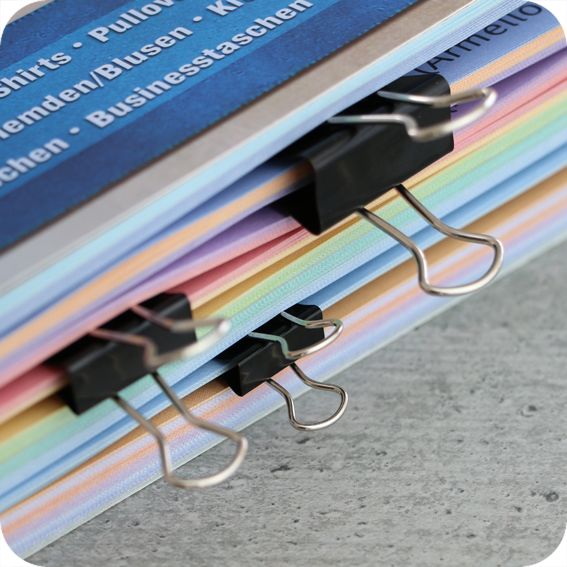 Fold back clips