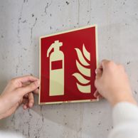 Fire safety signs