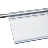 Scanner rail for wire baskets