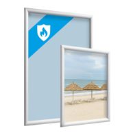 Fire protection snap frames