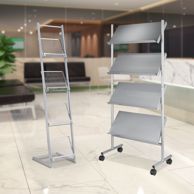 Leaflet display racks