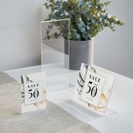 Acrylic sign holder