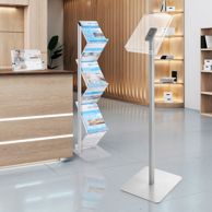 Acrylic leaflet holder