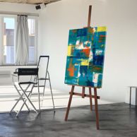 Wooden easel