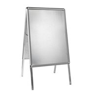 Zákaznický poutač A1 Outdoor SOLID-STOP 32 mm | Rondo  | stříbrná 