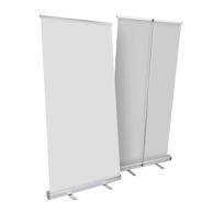 Roll Up Standard, bez potisku, 200 x 100 cm | stříbrná 