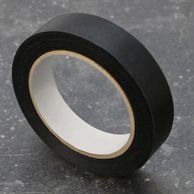 Best Price spine tape, special paper, linen structure black  | 38 mm