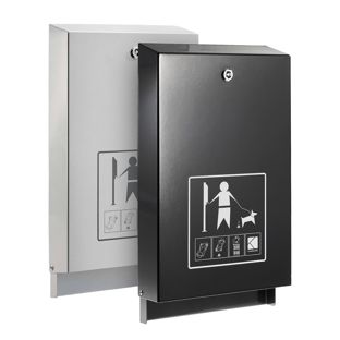 Dog bag dispenser, steel 