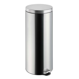 Pedal bin 30l stainless steel  | silver  | matt 