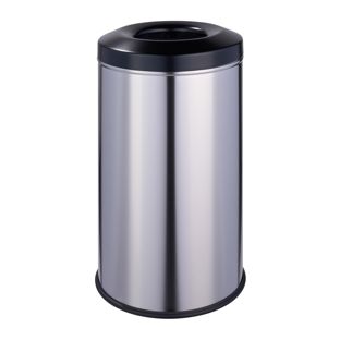 Fire retardant bin 20 l stainless steel  | silver  | matt 
