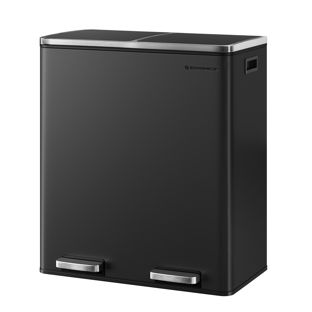 Pedal bin, 2 x 30 litres, Softclose
 black