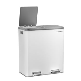 Pedal bin, 2 x 30 litres, Softclose
 white