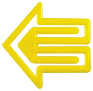 Arrow clips, 30 mm, made of plastic 