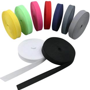 Bias binding tape, polyester, 20 mm (reel with 25 m) 