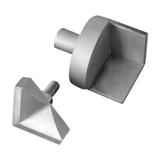 Setting tool for book corner protectors, for book corners up to 20 mm side length 