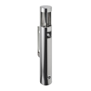 Wall-mounted ashtray DARWIN, stainless steel, silver 46 cm