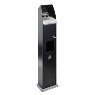 Standing ashtray bin, steel null