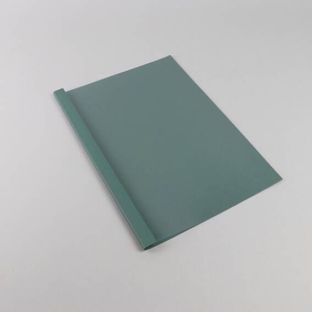 Thermal binding folder A4, linen board, 40 sheets, olive  | 240 g/m² | 4 mm