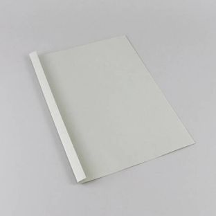 Thermal binding folder A4, leather board, 30 sheets, grey  | 250 g/m² | 3 mm
