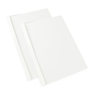 Thermal binding folder A4, high gloss cardboard, white 