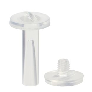 Plastic binding screws transparent | 25 mm