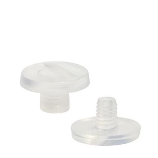 Plastic binding screws transparent | 5 mm