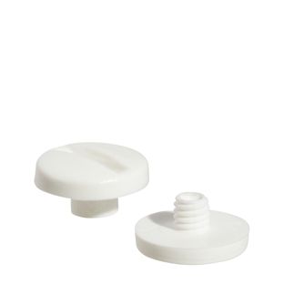 Plastic binding screws white | 5 mm