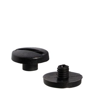Plastic binding screws black | 6 mm
