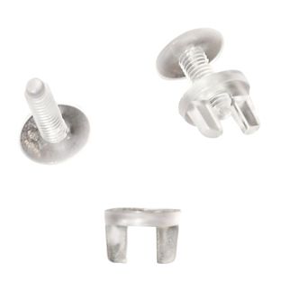 Plastové šrouby na displeje, transparentní průměr 4,8 mm, délka 25 mm 