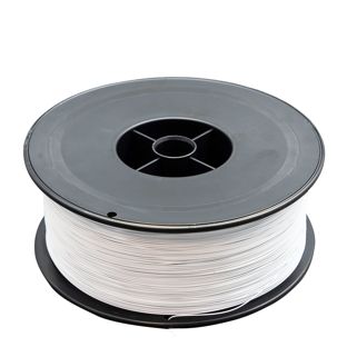 Stitching wire white  | No. 25 - ⌀ 0,55 mm  | spool with approx. 2 kg 