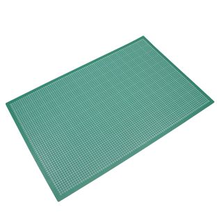 Řezací podložka, A1, 90 x 60 cm, samoregenerace po řezu, s mřížkou zelená|černá 