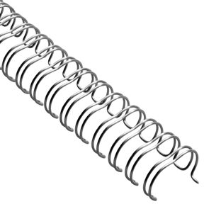 Wire bindings 3:1, A5 12,7 mm (1/2")  | silver 