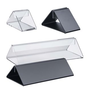Table menu holder, acrylic, 