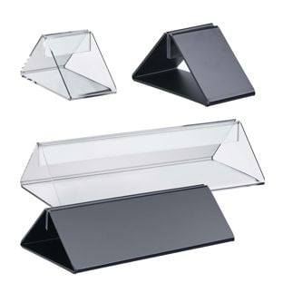 Table menu holder, acrylic, 
