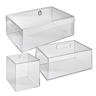 Acrylic box with lid 