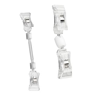 Sign-clip with two small clamps 