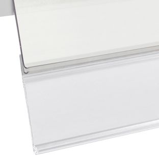 Data strips DBD, self-adhesive, for double price communication white 