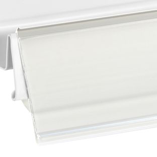 Regálová lišta LS pro regály Linde, Storebest a Tegometall 990 mm | bílá 