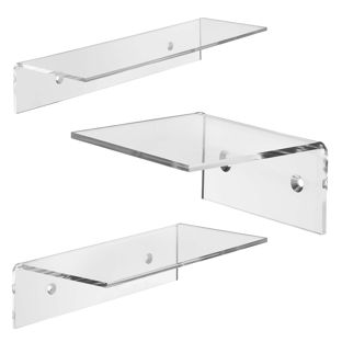 Acrylic wall shelf 