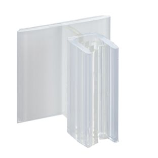 Super grip clip, self-adhesive 25 x 25 mm  | 90° -angle with flexible bridge 