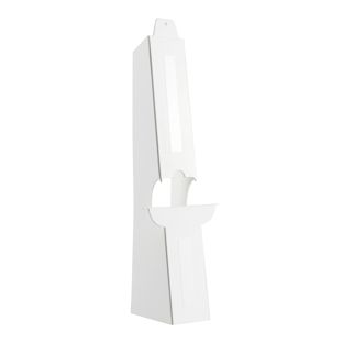 Cardboard struts (double-heart), white A3 