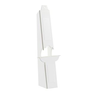 Cardboard struts (double-heart), white A5 