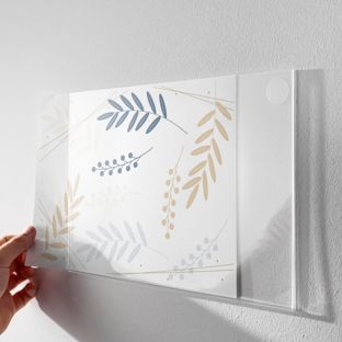 Acrylic pockets without holes 