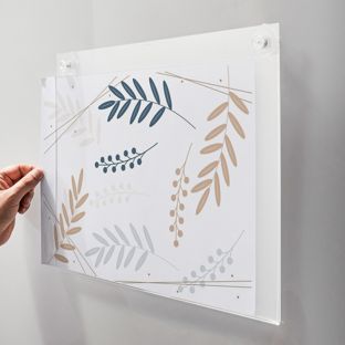 Acrylic pockets with holes 