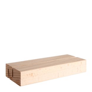 Card holder wood, base for variable insertion system MODUL 148 mm | beech wood  | straight and angled insertion slot 