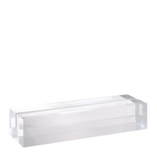 Acrylic card holder transparent  | glossy  | 100 mm